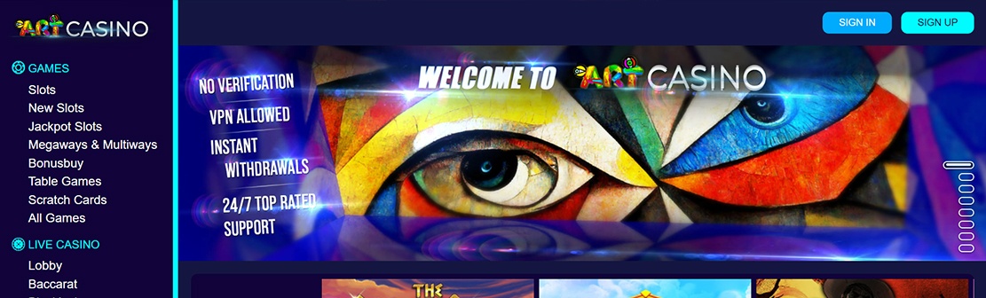 Art Casino – Claim 20 No Deposit Free Spins on Spring Tails