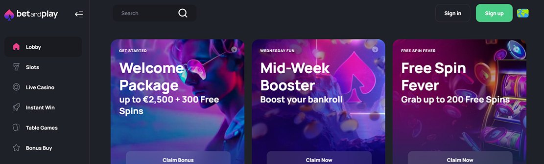 BetandPlay Casino – Claim 10 No Deposit Free Spins on Gates of Olympus