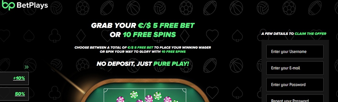 BetPlays Casino – Claim 10 No Deposit Free Spins on Super Burning Wins