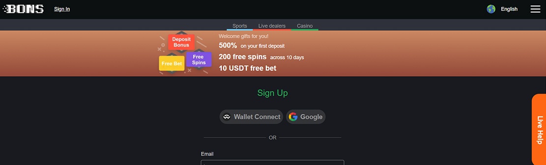 Bons Casino – Claim 30 No Deposit Free Spins on Slots