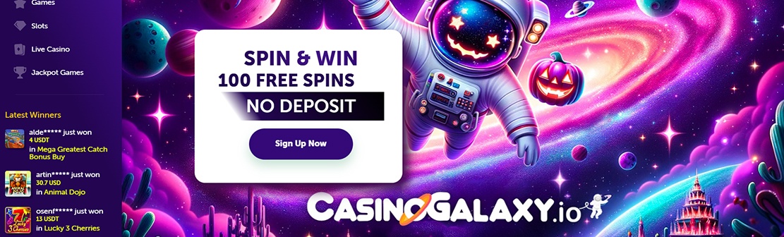 CasinoGalaxy – Claim 125 No Deposit Free Spins on Slots
