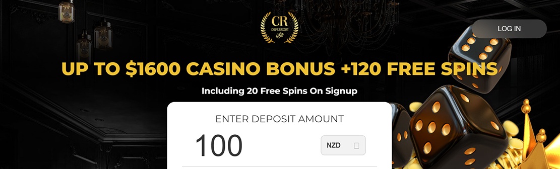 ChipsResort Casino – Claim 20 No Deposit Free Spins on Slots