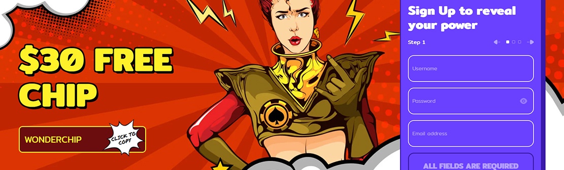 ComicPlay Casino – Claim $30 No Deposit Bonus