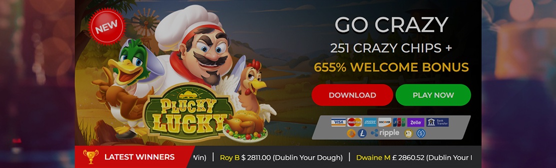 Crazy Luck Casino – Claim 30 No Deposit Free Spins on Klondike Gold