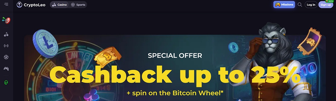 CryptoLeo Casino – Claim 25 No Deposit Free Spins on Gates of Olympus