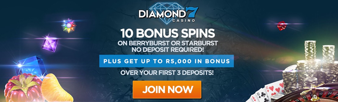 Diamond 7 Casino – Claim 10 No Deposit Free Spins on Guns N Roses