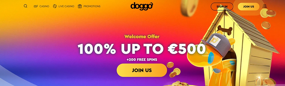 Doggo Casino – Claim 20 No Deposit Free Spins on Dog House