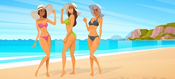The Best Summer & Bikini-Themed Slots with Free Spins In 2019