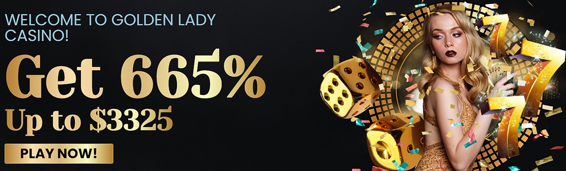 Golden Lady Casino – Claim $66 No Deposit Bonus