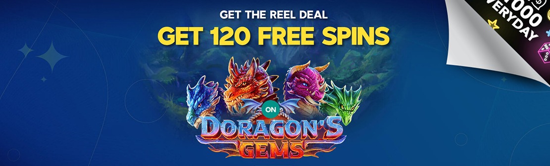 Heaps O Wins Casino – Claim 120 No Deposit Free Spins on Doragon’s Gems