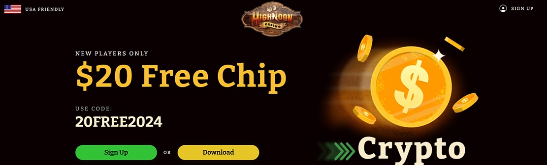 Highnoon Casino – Claim $20 No Deposit Bonus