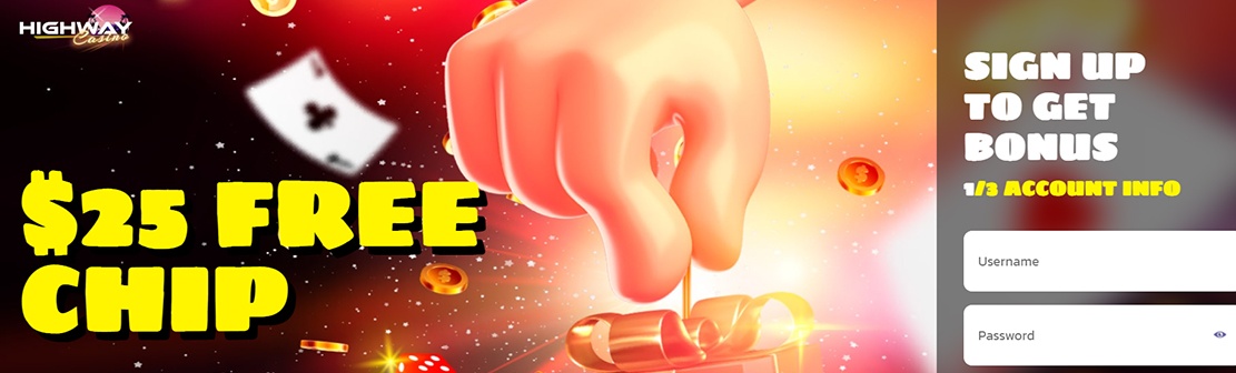 Highway Casino – 50 No Deposit Free Spins on Cash Bandits 3