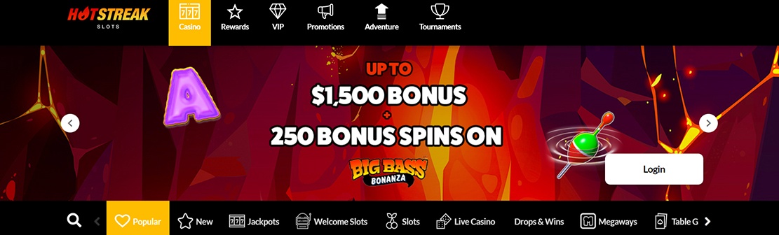 Hot Streak Casino – Claim 10 No Deposit Free Spins on Finn and the Swirly Spin