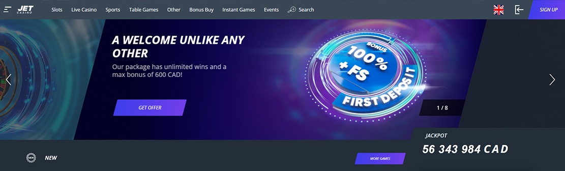 Jet Casino – Claim 50 No Deposit Free Spins on 8 Dragons