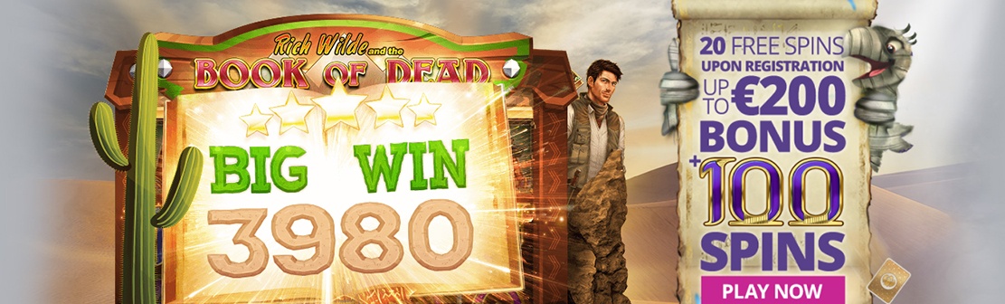 Karamba Casino – Claim 20 No Deposit Free Spins on Book of Dead