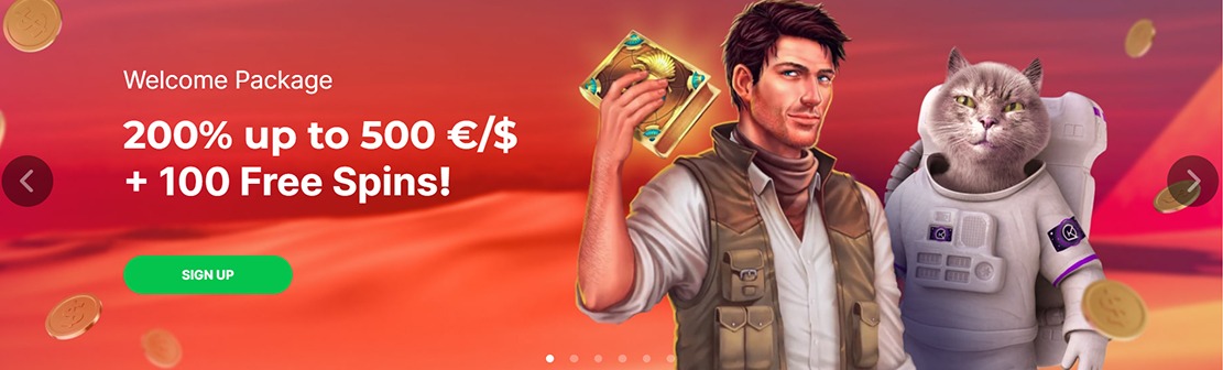 Kosmonaut Casino – Claim Up To €500 Match Bonuses on First Three Deposits