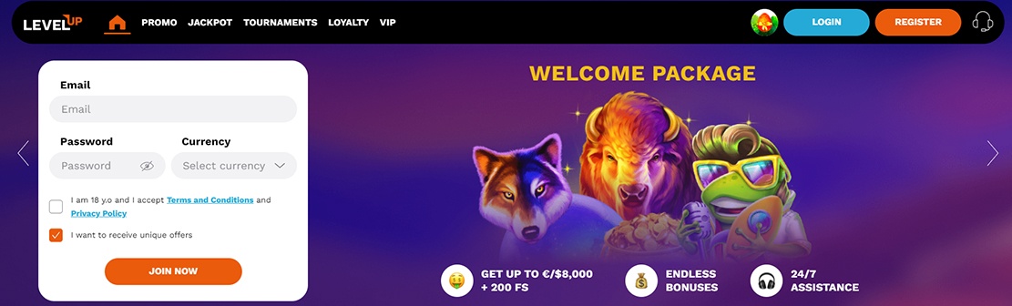 LevelUp Casino – Claim 30 No Deposit Free Spins on Happy Rabbit: 27 Ways