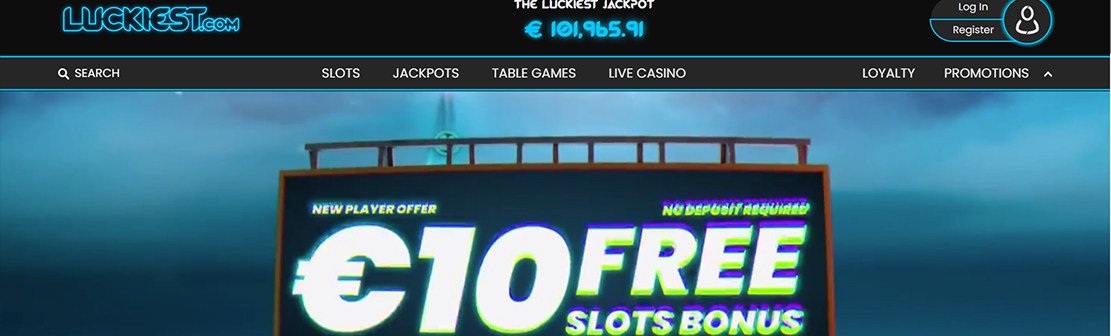 Luckiest Casino – Claim €10 No Deposit Bonus