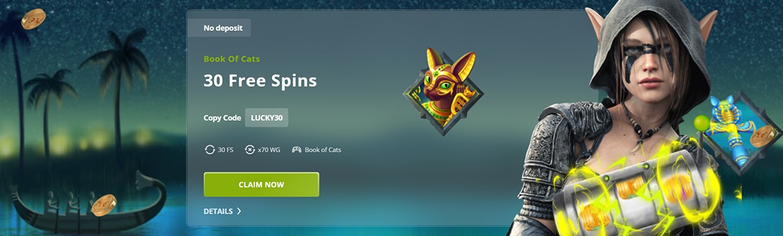 Lucky Elf Casino – Claim 30 No Deposit Free Spins on Lucky Blue