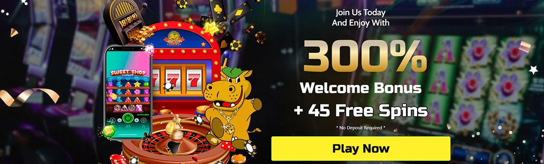 Lucky Hippo Casino – Claim 60 No Deposit Free Spins on Desert Raider