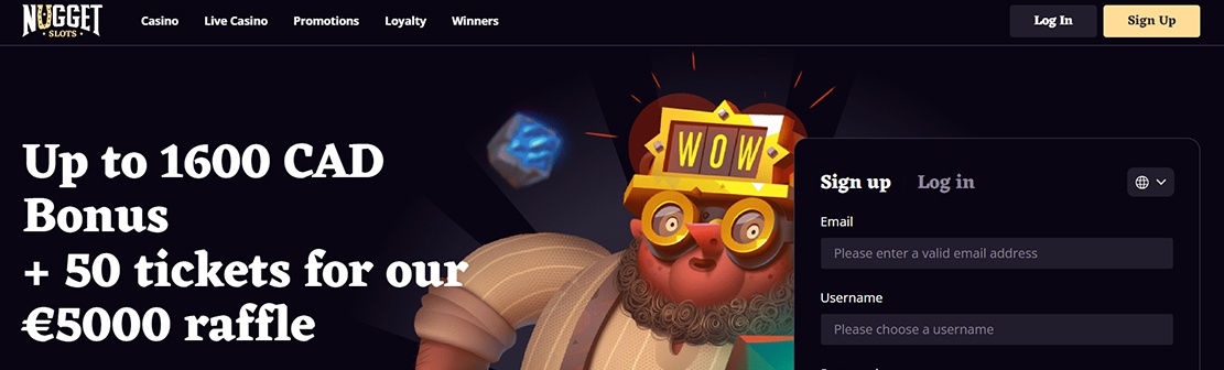 Nugget Slots Casino – Claim €5 No Deposit Bonus