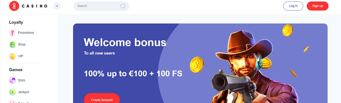Oxi Casino – Claim €300 Welcome Package over Two Deposits