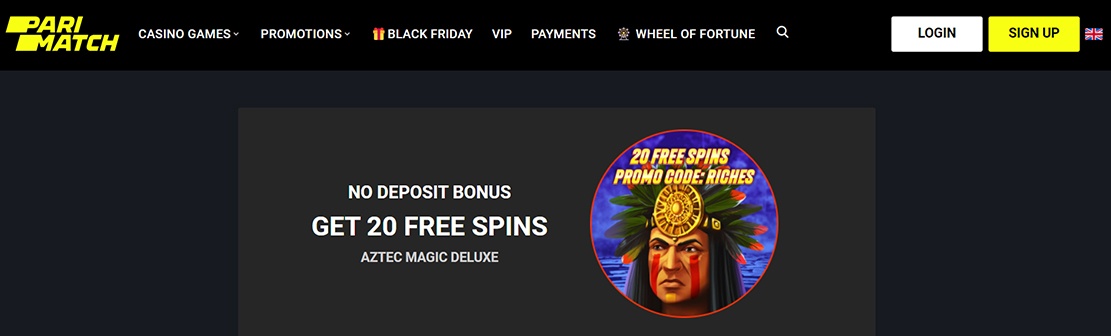Parimatch Casino – Claim 20 No Deposit Free Spins on Money Train