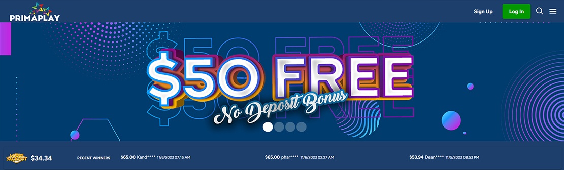 PrimaPlay Casino – Claim 100 No Deposit Free Spins on 777