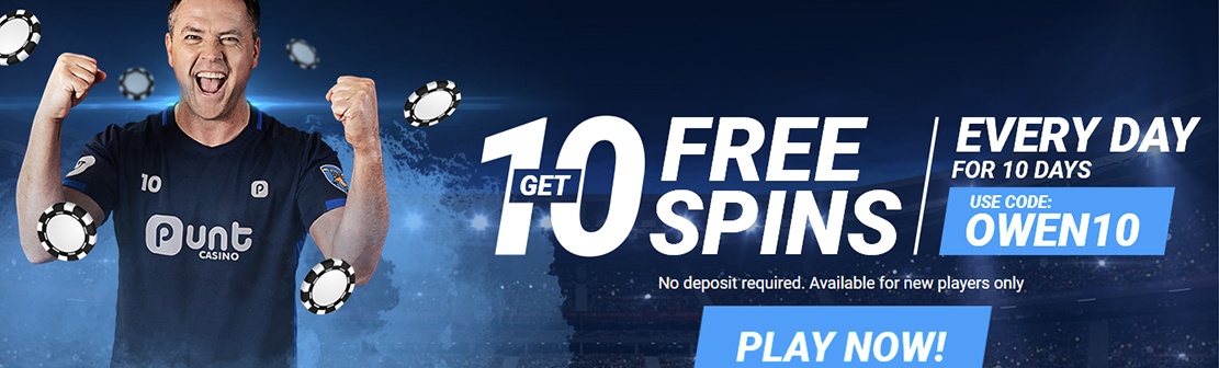 Punt Casino – Claim 100 No Deposit Free Spins on slots