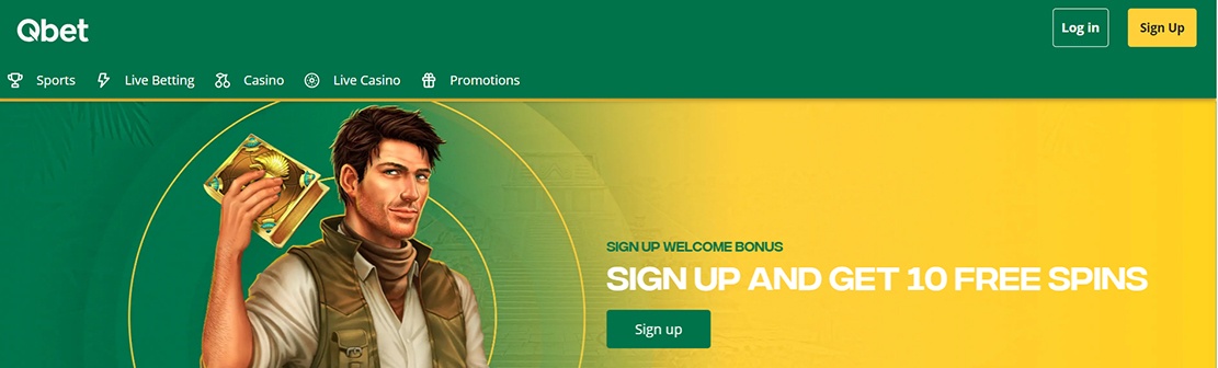Qbet Casino – Claim 10 No Deposit Free Spins on Book of the Fallen
