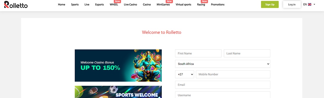 Rolletto Casino Bonus de bienvenue et Revue pour Canada | 2026