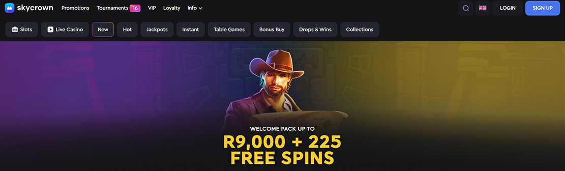 SkyCrown Casino – Claim 20 No Deposit Free Spins on Lucky Dama Muerta