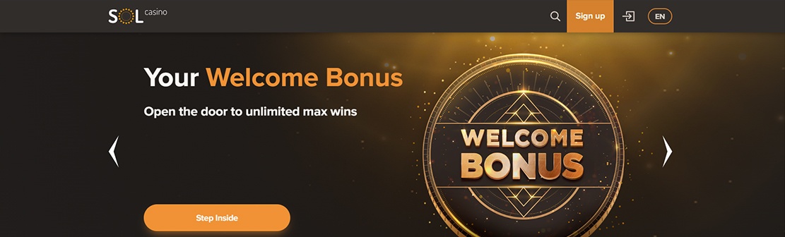 Sol Casino – Claim 50 No Deposit Free Spins on Slots