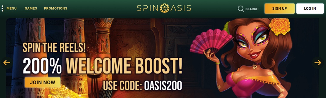Spin Oasis Casino – Claim 120 No Deposit Free Spins on Diamond Fiesta