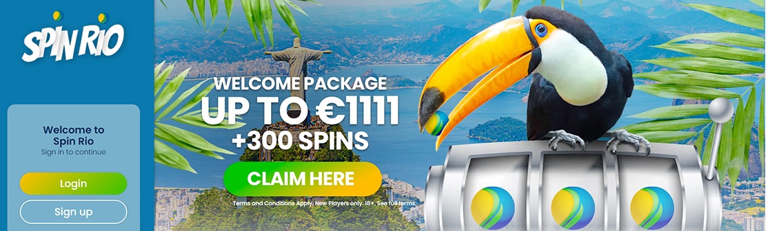 Spin Rio Casino – Claim Up To €1111 Welcome Match Bonus Over Four Deposits
