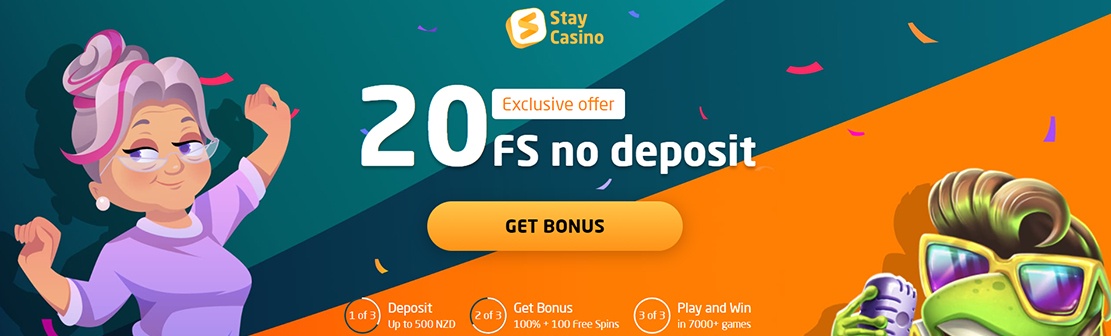 StayCasino – Claim 20 No Deposit Free Spins on Joker Stacey
