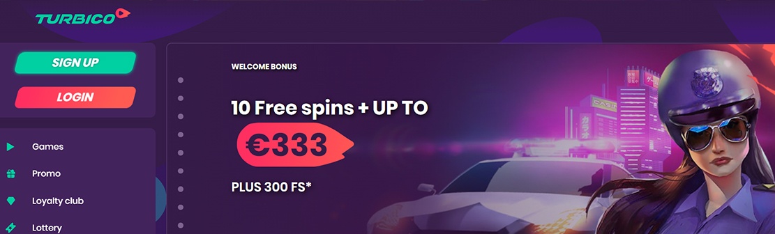 Turbico Casino – Claim 10 No Deposit Free Spins on Book of Dead