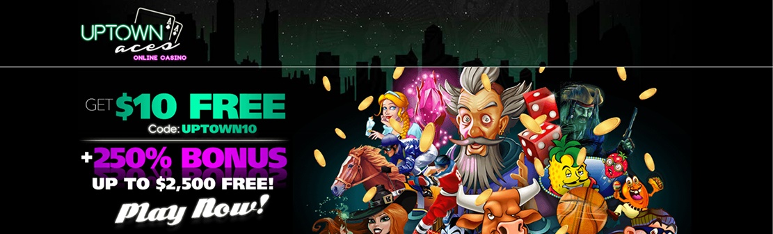 Uptown Aces Casino – Claim 100 No Deposit Free Spins on Caesar’s Empire