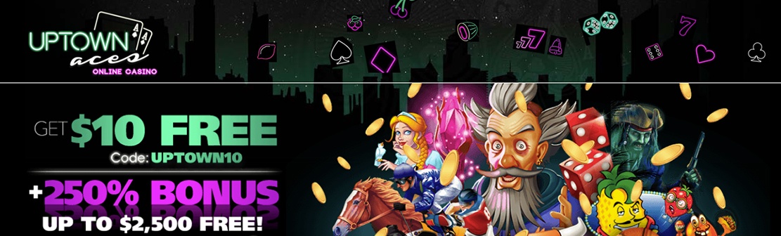 Uptown Aces Casino – Claim $10 No Deposit Bonus