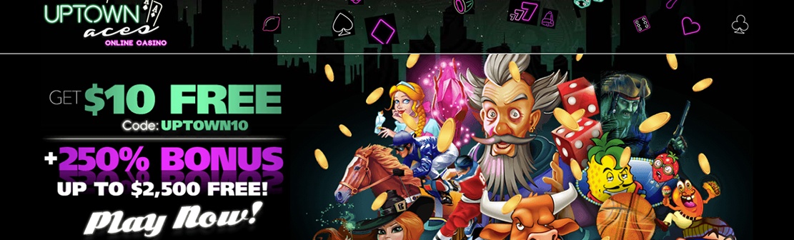 Uptown Aces Casino – Claim 100 No Deposit Free Spins on Caesar’s Empire