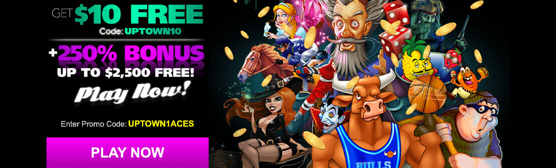 Uptown Aces Casino – No Deposit Bonus