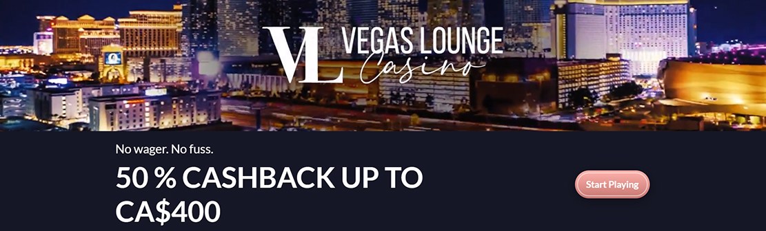 Vegas Lounge Casino – Claim Up To €400 Cashback Bonus