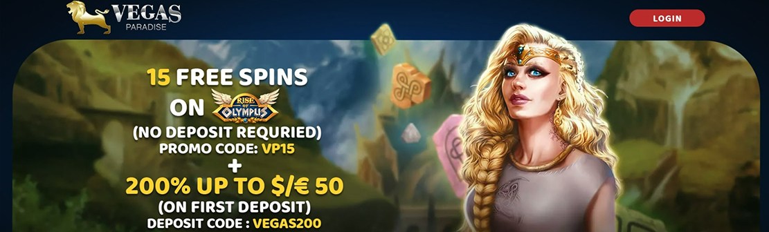Vegas Paradise Casino – Claim 15 No Deposit Free Spins on Rise of Olympus