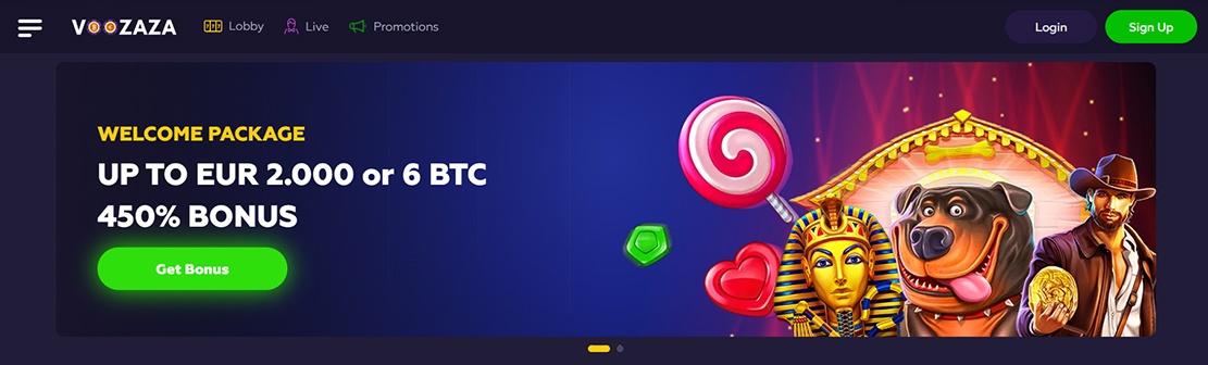 VooZaZa Casino – Claim 20 No Deposit Free Spins on Majestic King