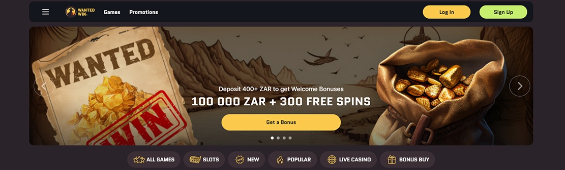 Wanted Win Casino – Claim 20 No Deposit Free Spins on Gold Rush with Jonny Cash