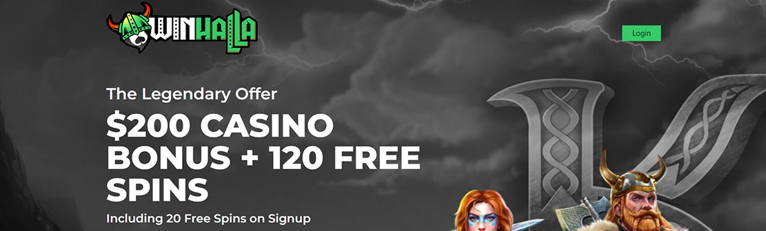 Winhalla Casino – Claim 20 No Deposit Free Spins on Selected Slots